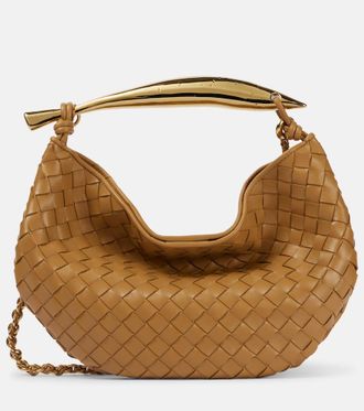 Bottega Veneta Borsa a spalla Sardine Chain in pelle Intrecciato