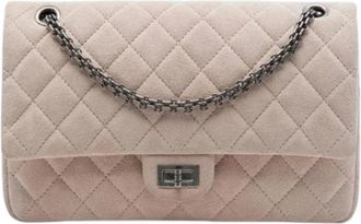Chanel Borsa a spalla vintage trapuntata in camoscio Pre-owned - - Pre-owned - Donna - Beige - ONE SIZE