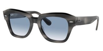 Ray-Ban RB2186 State Street 14043F Womens Sunglasses Grey Size 49