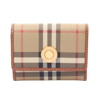 Burberry Pre-owned Wallets, female, Beige, Size: ONE SIZE Pre-owned Nova Check Trifold Wallet