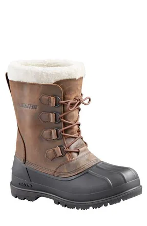 Baffin Canada Waterproof Snow Boot in Brown at Nordstrom, Size 14