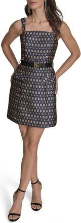 BCBGeneration Belted Sheath Dress in City Indigo at Nordstrom, Size 14