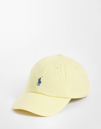 Polo Ralph Lauren Cappello con visiera giallo con logo