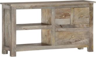 vidaXL Vidaxl - Mueble De Tv De Madera Maciza De Mango 100x30x55 Cm