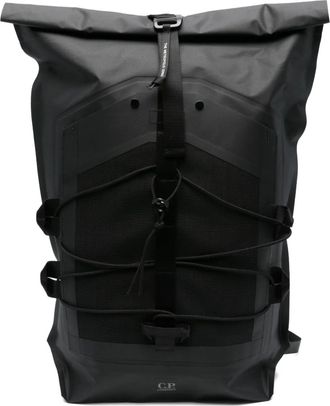 C.P. Company Zaino con chiusura arrotolabile - Nero
