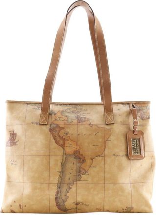 Alviero Martini 1A Classe Brown Pvc Tote Bag (Pre-Owned)