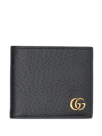 Gucci Portemonnee met GG-plakkaat - Zwart