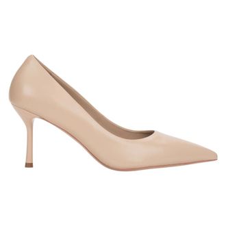 Estro & Luminara Pumps met puntige neus - Dames - Schoenen - Beige - Maat: 37 EU Leer