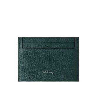 Mulberry Credit Card Slip - Heren - Accessoires - Groen - Maat: ONE Size Leer
