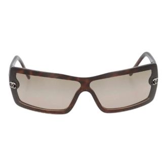 Chanel Pre-owned Accessories, female, Brown, Size: ONE SIZE Pre-owned 5067 Sunglasses