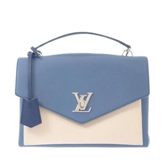 Louis Vuitton Pre-owned My Lock Me - Dames - Pre-owned - Blauw - Maat: ONE Size Leer