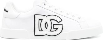 Dolce & Gabbana Sneakers met logopatch - Wit