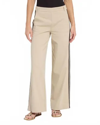 Lyss&eacute; Brinne Side Stripe Trouser In Crisp Khaki