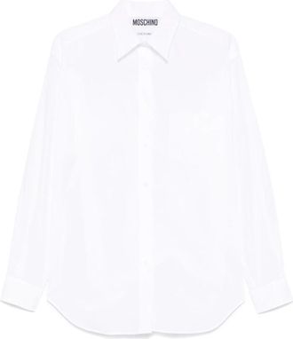Moschino Overhemd met knoopsluiting - Dames - Overhemden - Wit - S - Overhemden