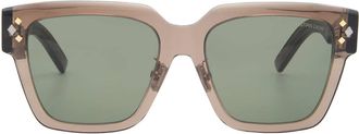 Dior CD DIAMOND S3F Brown Square Mens Sunglasses DM40084F 45E 55