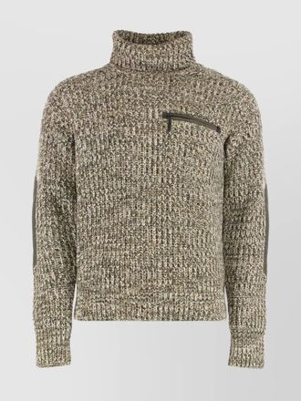 Moncler wool turtleneck sweater for versatile styling