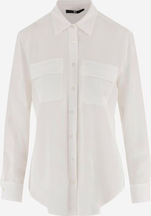 F.it Acetate And Silk Shirt