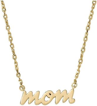 Kate Spade New York Gifting Dear Mom Womens Necklace Gold, Brass
