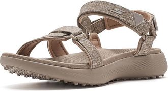 Skechers 600 Spikeless Golf Sandal Womens Golf Shoes Taupe : 10 B - Medium