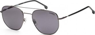 Carrera Mens CA236S-0V81-IR CA236S 54 0V81 IR Fashion Sunglasses - Silver - One Size