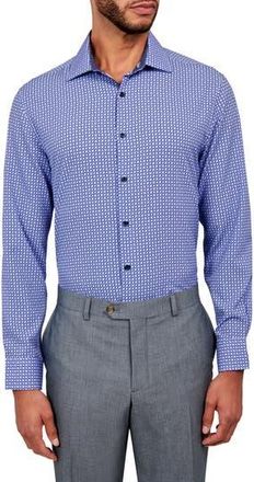W.R.K Overlapping Circles Stretch Performance Dress Shirt in Lilac at Nordstrom Rack, Size 15.5