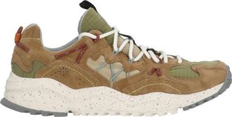 Flower Mountain Beige Yamabushi Suede Inserts Sneakers