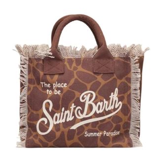 MC2 Saint Barth Tote Bags, female, Brown, Size: ONE SIZE Colette - Hand Bag With Strap