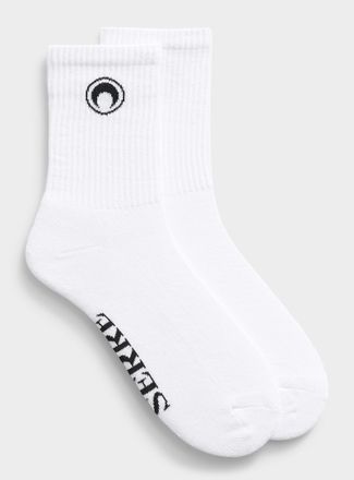 Marine Serre Mens Moon logo socks