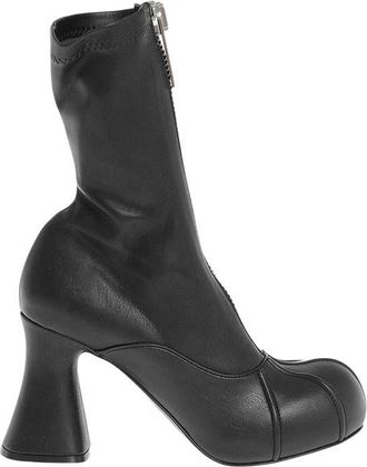 Stella McCartney Black Zipper Boots