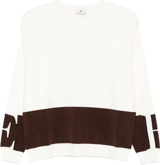 Elisabetta Franchi Maglione con inserti - Toni neutri