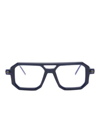 Kuboraum Occhiali con montatura geometrica - Blu