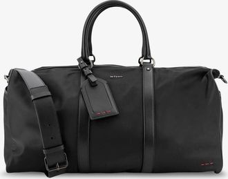Kiton Ciro Paone Borsa da viaggio in nylon con inserti in pelle - KITON CIRO PAONE - gender_Man