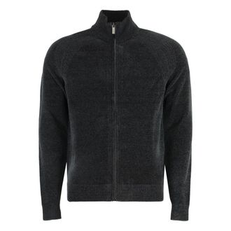 Roberto Ricci Design Maglione con zip intera in chenille - - Knitwear - Uomo - Grigio - M