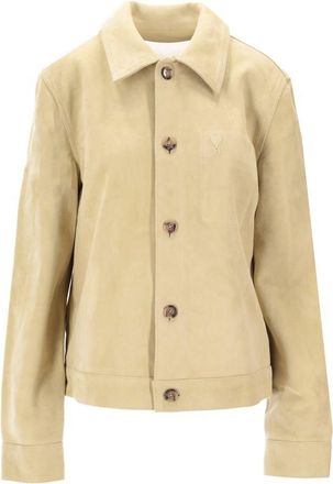 Ami Veste Boutonnee AMI Paris De Coeur En Cuir