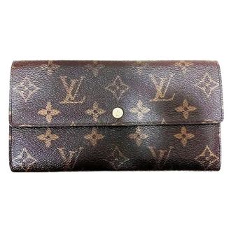 Louis Vuitton Pre-owned Wallets, male, Brown, Size: ONE SIZE Pre-owned Monogram Long Wallet