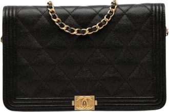 Chanel Pre-owned Boy Wallet on Chain - - Pre-owned - Donna - Nero - ONE SIZE