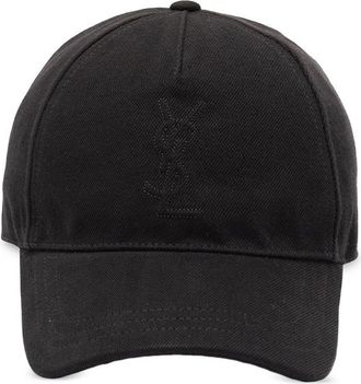 Saint Laurent Cassandre Logo Cap