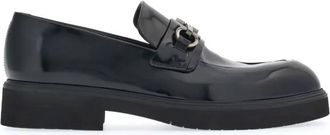 Ferragamo Fiorello Gancini Ornament Moccasin, Size 10.5