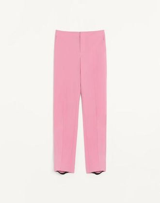 Valentino Valentino Wool Trousers With Detachable Stirrups