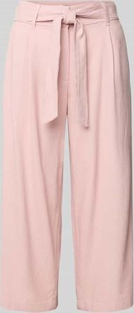 Only Regular Fit Culotte aus Viskose-Leinen-Mix Modell CARO in Rosa, Gr&ouml;&szlig;e L