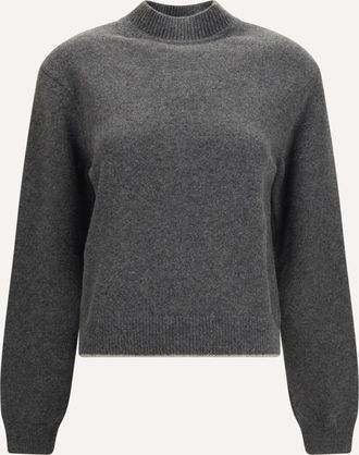 Jacquemus La Maille cashmere creweck Sweater Female 38