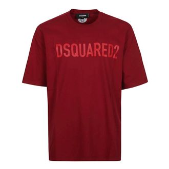 Dsquared2 T-shirt Met Opvallend Logo En Kersenprint