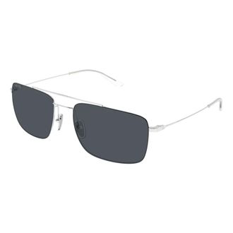 Gucci Gg 2256Sa Zonnebril - Heren - Zonnebrillen - Grijs - 59 MM - Nylon - Accessoires