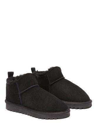 Celtic & Co. Celt Shearling Super Shortie Boots in Black at Nordstrom, Size 10
