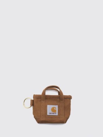 Carhartt Work in Progress Portachiavi in canvas di cotone Dearborn con logo stampato