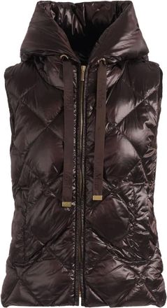 Max Mara Chaleco Acolchado Tropico - Jackets - Mujer - Marr&oacute;n - 3XS