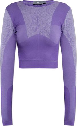 adidas by Stella McCartney Fitness, Dames, Paars, M, Lange mouwen trainingstop