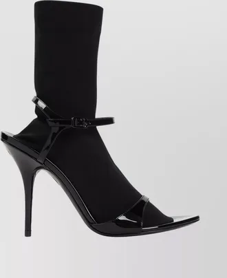 Balenciaga leather sock sandals