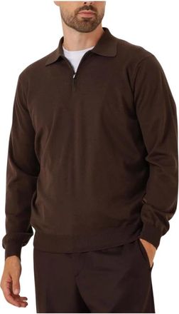 FILIPPO DE LAURENTIIS Heren, Tops, Bruin, Maat: 2XL Wol