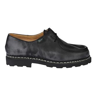 Paraboot Vintage Zwarte Veterschoenen - Heren - Veterschoenen - Zwart - 40 EU - Leer - Schoenen